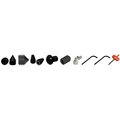 Micro 100 Set Screw - 10-32 X 1/2" Cup Point, Blk Alloy (10PC) 41279